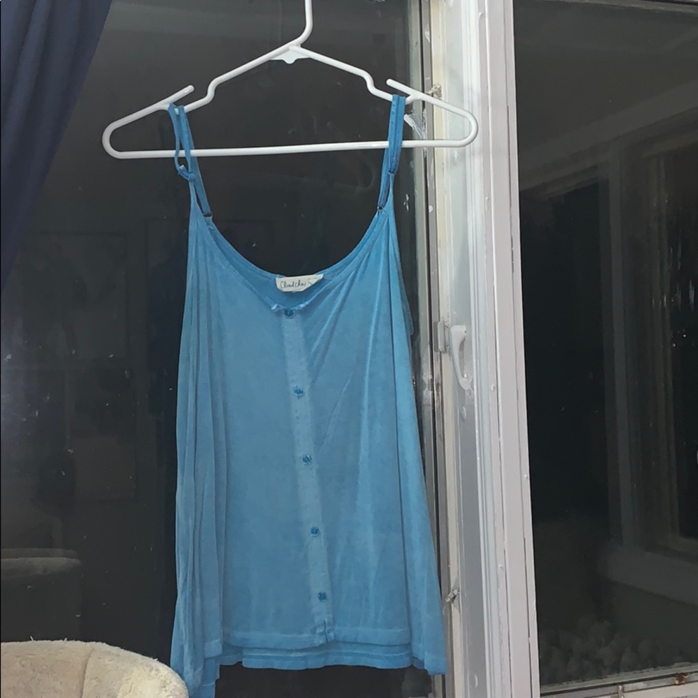 Blue tank top